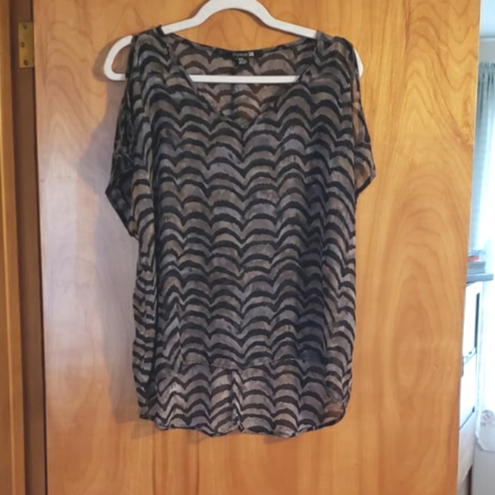 Forever 21 Cold Shoulder Blouse
